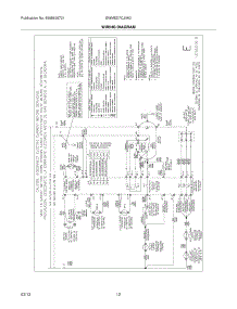 12 - Wiring Diagram parts for Frigidaire Dryer EWMED7CJIW2 / from AppliancePartsPros.com
