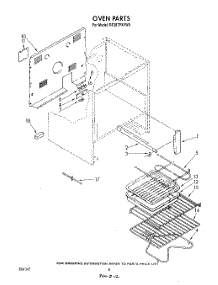 06 - Oven (Continued) , Literature And Optional parts for Whirlpool Range RF387PXVF0 / from AppliancePartsPros.com