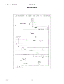 10 - Wiring Schematic parts for Frigidaire Refrigerator CFTR1826LMD / from AppliancePartsPros.com