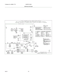 12 - Wiring Diagram parts for Frigidaire Dryer CASE7021NW0 / from AppliancePartsPros.com