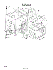 04 - Oven parts for Whirlpool Range RF387PXWN2 / from AppliancePartsPros.com