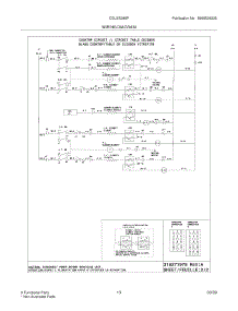 11 - Wiring Diagram parts for Frigidaire Range CGLES385FS6 / from AppliancePartsPros.com