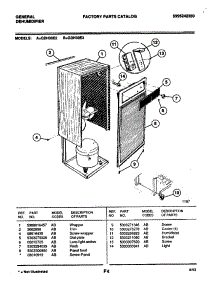02 - Wrapper parts for Frigidaire Dehumidifier GHD30E2 / from AppliancePartsPros.com