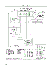 10 - Wiring Diagram parts for Frigidaire Range CGLES389FS4 / from AppliancePartsPros.com