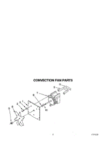 03 - Convection Fan parts for Kitchenaid Oven KEMS378XWH2 / from AppliancePartsPros.com