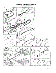 13 - Wiring Harness parts for Kitchenaid Oven KEMS378XWH2 / from AppliancePartsPros.com