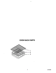 07 - Oven Rack, Lit / Optional parts for Whirlpool Range SF387PCYN0 / from AppliancePartsPros.com