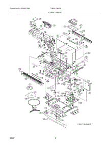 03 - Oven,Cabinet parts for Frigidaire Microwave CGMV174KFA / from AppliancePartsPros.com