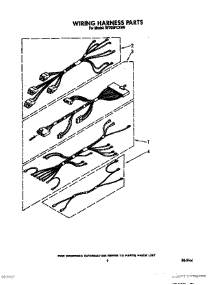 07 - Wiring Harness parts for Whirlpool Range RF395PCXN0 / from AppliancePartsPros.com