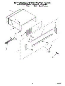 06 - Top Grille And Unit Cover Parts parts for Kitchenaid Refrigerator KSSO48QMX01 / from AppliancePartsPros.com