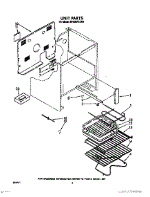 06 - Unit, Lit / Optional parts for Whirlpool Range RF395PCXN1 / from AppliancePartsPros.com