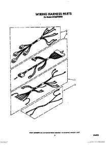 07 - Wiring Harness parts for Whirlpool Range RF395PXWN0 / from AppliancePartsPros.com