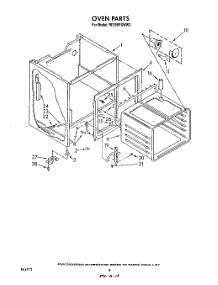 06 - Oven parts for Whirlpool Range RF395PXWN2 / from AppliancePartsPros.com