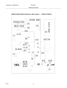 04 - Wiring Diagram parts for Frigidaire Air Conditioner FRA125CT14 / from AppliancePartsPros.com