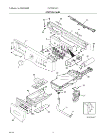 03 - Control Panel parts for Frigidaire Washer FAFW3801LW4 / from AppliancePartsPros.com
