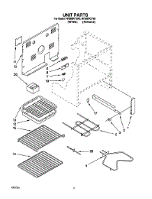 04 - Unit parts for Whirlpool Range RF396PCYN2 / from AppliancePartsPros.com