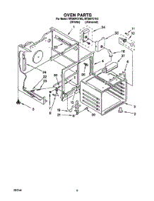 05 - Oven parts for Whirlpool Range RF396PCYN2 / from AppliancePartsPros.com