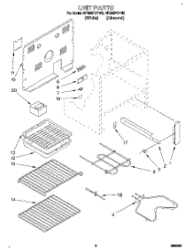 04 - Unit parts for Whirlpool Range RF396PCYN3 / from AppliancePartsPros.com