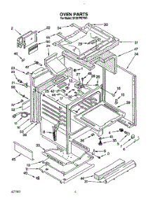 05 - Oven parts for Whirlpool Range SF397PEYB0 / from AppliancePartsPros.com