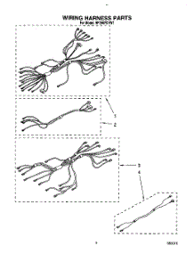 07 - Wiring Harness parts for Whirlpool Range RF396PXYB1 / from AppliancePartsPros.com