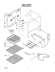 05 - Unit, Lit / Optional parts for Whirlpool Range RF396PXYN0 / from AppliancePartsPros.com