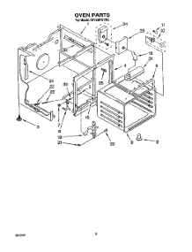 06 - Oven parts for Whirlpool Range RF396PXYN0 / from AppliancePartsPros.com