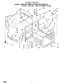05 - Oven parts for Whirlpool Range RF396PXYN3 / from AppliancePartsPros.com