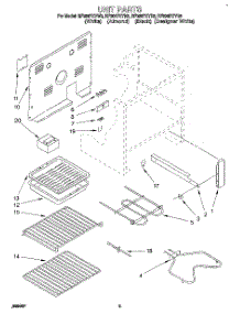 04 - Unit parts for Whirlpool Range RF396PXYQ3 / from AppliancePartsPros.com