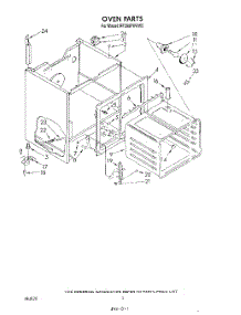 03 - Oven parts for Whirlpool Range RF398PXWN0 / from AppliancePartsPros.com