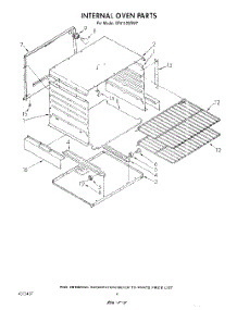 04 - Internal Oven parts for Whirlpool Range SF5140SRN7 / from AppliancePartsPros.com