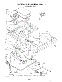 07 - Cooktop And Manifold , Lit / Optional parts for Whirlpool Range SF5140SRN7 / from AppliancePartsPros.com