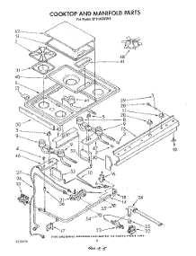 07 - Cooktop And Manifold , Lit / Optional parts for Whirlpool Range SF5140SRN8 / from AppliancePartsPros.com