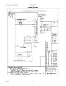 08 - Wiring Diagram parts for Frigidaire Oven FFEW3025PBA / from AppliancePartsPros.com