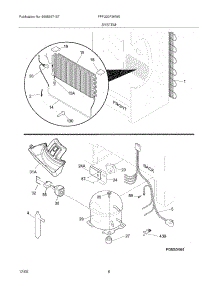 07 - System parts for Frigidaire Freezer FFFU20F3KW0 / from AppliancePartsPros.com