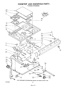 07 - Cooktop And Manifold , Lit / Optional parts for Whirlpool Range SF514ESRN3 / from AppliancePartsPros.com