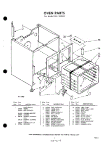 05 - Oven parts for Whirlpool RFE3000W / from AppliancePartsPros.com
