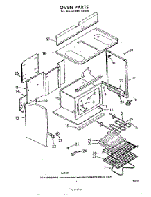 03 - Oven parts for Whirlpool RFE3010W / from AppliancePartsPros.com