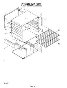 04 - Internal Oven parts for Whirlpool Range SF5340ERN2 / from AppliancePartsPros.com
