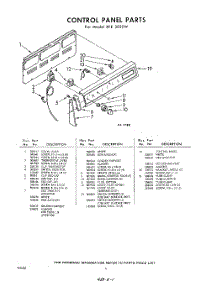 04 - Control Panel parts for Whirlpool RFE3020W / from AppliancePartsPros.com