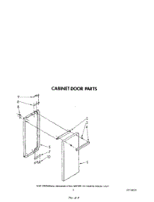 03 - Cabinet Door parts for Whirlpool Range SF5340ERN3 / from AppliancePartsPros.com