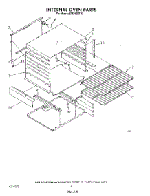 04 - Internal Oven parts for Whirlpool Range SF5340ERN3 / from AppliancePartsPros.com