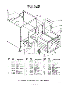 05 - Oven parts for Whirlpool RFE3020W1 / from AppliancePartsPros.com