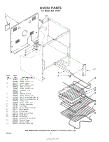 06 - Section parts for Whirlpool RFE313PP / from AppliancePartsPros.com