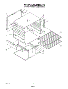 04 - Internal Oven parts for Whirlpool Range SF5340ERN5 / from AppliancePartsPros.com