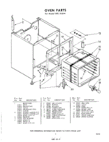 05 - Oven parts for Whirlpool RFE3160W / from AppliancePartsPros.com