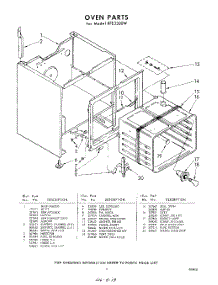 05 - Oven parts for Whirlpool RFE3300W / from AppliancePartsPros.com