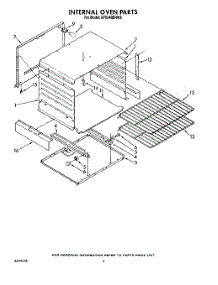 04 - Internal Oven parts for Whirlpool Range SF5340ERN8 / from AppliancePartsPros.com