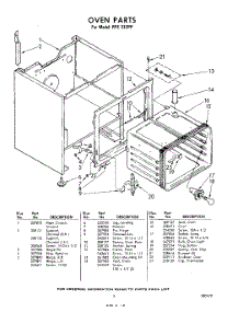 05 - Oven parts for Whirlpool RFE333PP / from AppliancePartsPros.com