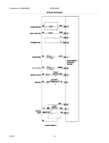 14 - Wiring Diagram parts for Frigidaire Dishwasher KABD2405MS1B / from AppliancePartsPros.com