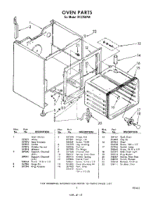 05 - Oven parts for Whirlpool RFE350PW / from AppliancePartsPros.com